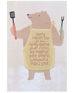 One I Love Father's Day - Bear in apron