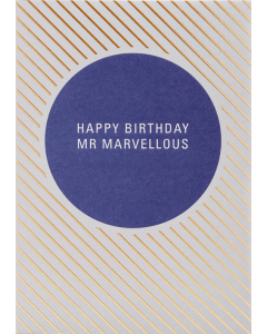 Birthday Card - Mr Marvellous