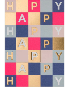 Greeting Card - HAPPY