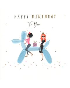Birthday Card - Balloon Buddy