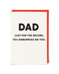 DAD Card  - For the Record