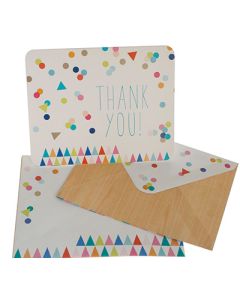 Thank You Cards - Confetti (10 cards)