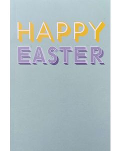 EASTER card - "HAPPY EASTER" words 