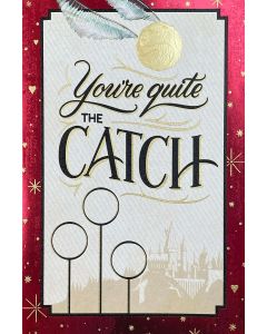 VALENTINE'S DAY card - Quidditch snitch 'Catch''