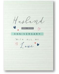 ANNIVERSARY Card - HUSBAND All My Love