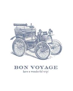 "Bon Voyage, have a wonderful trip" Card