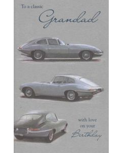 "To a classic Grandad with love on your Birthday" Greeting Card