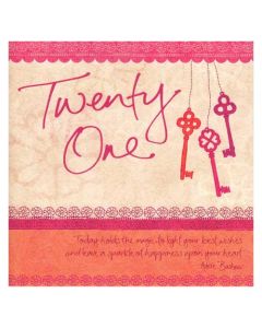 'Twenty One' Card