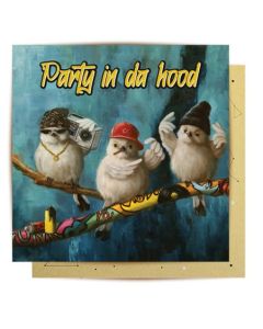 Greeting card - Party in da hood
