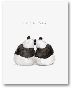 Greeting Card - Panda Pair