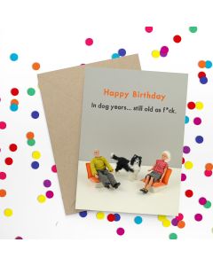 Birthday Card - Dog Years