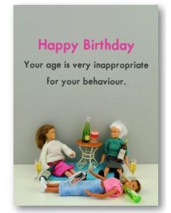 Birthday Card - Inappropriate Age