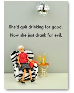 Greeting Card - Quit Drinking