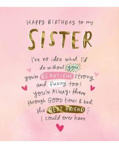 SISTER Card - Best Friend