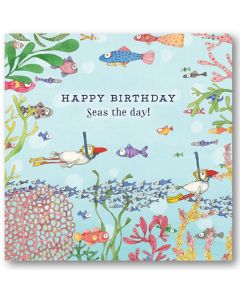 Birthday Card - Seas the Day