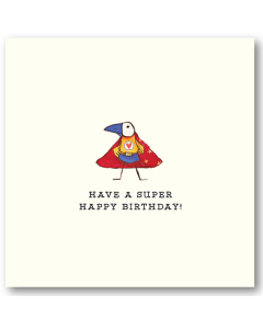 Birthday Card - Super Happy