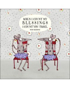 Greeting Card - When I Count My Blessings