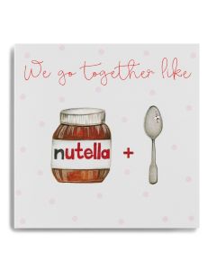 Greeting Card - Nutella & Spoon
