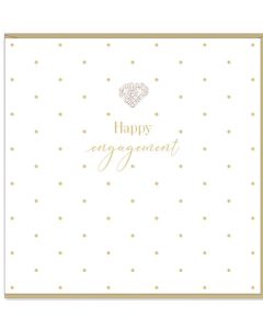 ENGAGEMENT Card - Jewelled Heart