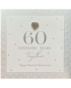 DIAMOND ANNIVERSARY Card - 60 Fantastic Years