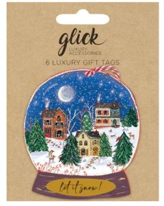 Christmas Tags (Pack of 6) - Snowglobe