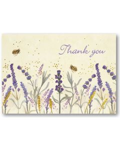 Boxed Thank You Cards - Lavender & Honey