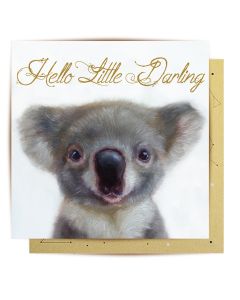 Greeting Card - Hello Little Darling (Koala)