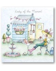 Greeting Card - Lady of the Manor