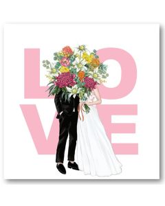 WEDDING Card - Couple 'LOVE'