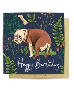 Birthday Card - Dog Poo
