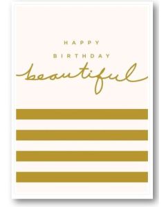 Birthday Card - Happy Birthday Beautiful 