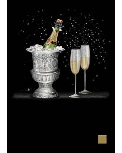 Greeting Card - Champagne on Ice