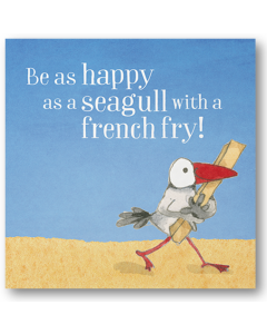 Magnet - Seagull with a French Fry