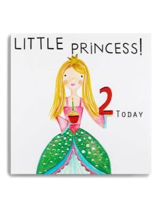 AGE 2 Card - Little Princess