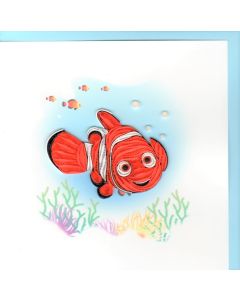 Quilling Card - Nemo Clownfish