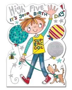 Birthday Card - High Five