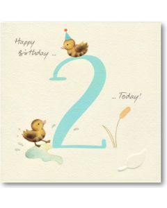 AGE 2 Card - Ducklings
