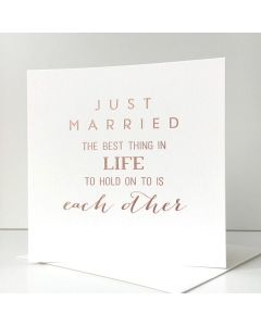 WEDDING Card - The Best Thing