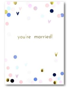 WEDDING Card - You're Married