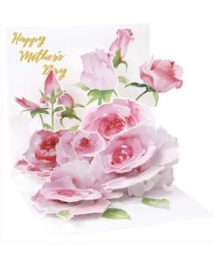 3D Pop-Up Mother's Day Card - Roses