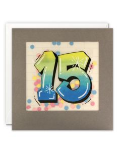 AGE 15 Card - Graffiti 
