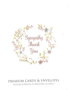 Thank You Cards - Sympathy  (PK 6)