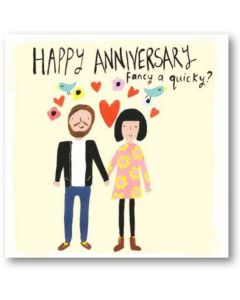 ANNIVERSARY Card - Fancy a Quicky?