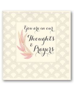 THINKING OF YOU Card - Thoughts & Prayers