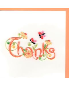 Quilling Card - Thanks