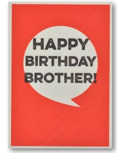 BROTHER Card - Speech Bubble