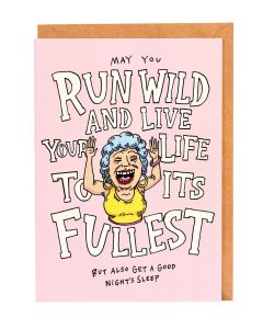 Greeting Card - Run Wild 