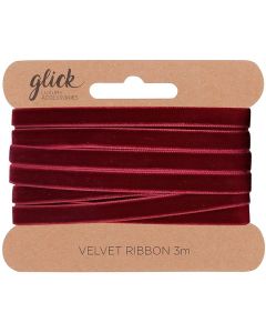 Decorative Ribbon - Red Velvet (3 metres)