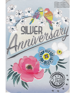 'Silver Anniversary' Card
