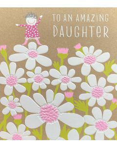 Mother's Day card - To Daughter flowers